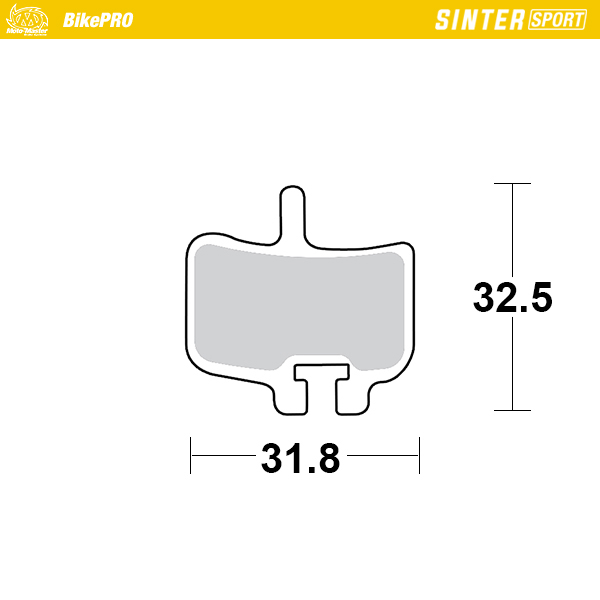 Moto-Master :  Brake pad bicycle Sinter Sport: Hayes