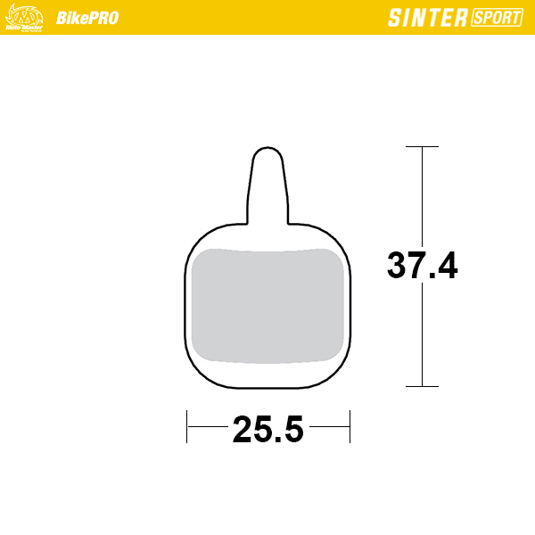 Moto-Master: Brake pad Bicycle | Sinter Sport | Tektro: IO