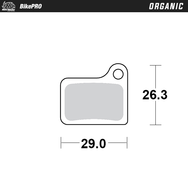Moto-Master : Brake pad Bicycle | Organic | Shimano: Nexave