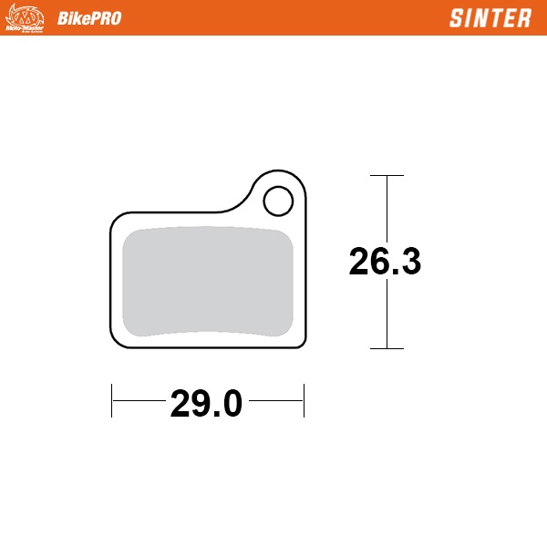 Brake pad bicycle Sinter: Shimano Nexave