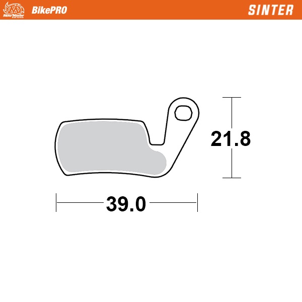 Moto-Master: Brake pad Bicycle | Sinter | Magura: Marta