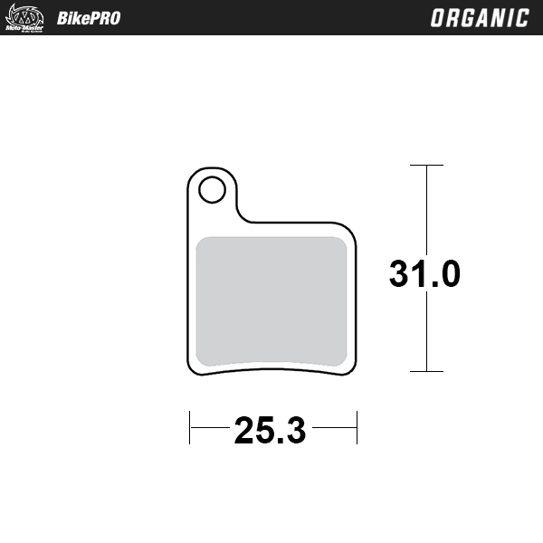 Moto-Master :  Brake pad bicycle Organic: Giant MPH