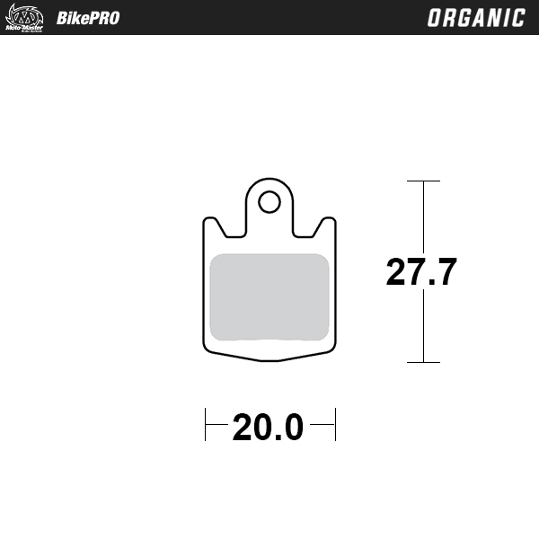Brake pad bicycle Organic: Hope DH4, M4