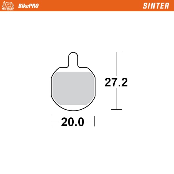 Brake pad bicycle Sinter: Hayes MX