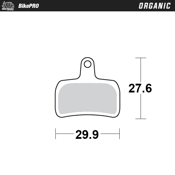 Brake pad bicycle Organic: Hope Mini