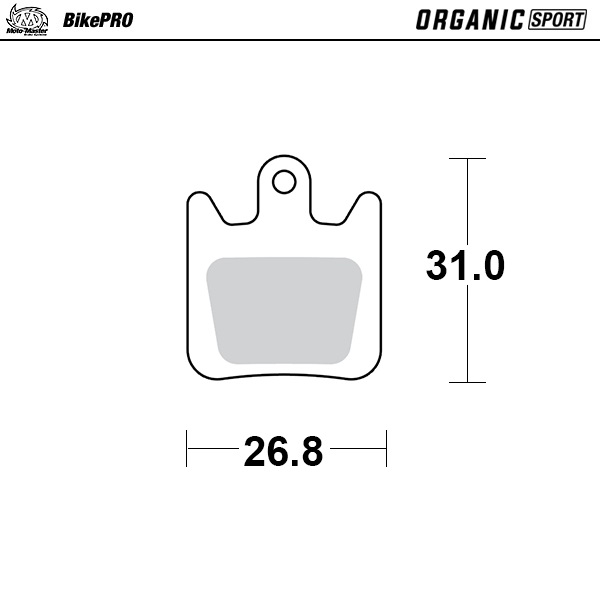 Brake pad bicycle Organic Sport: Hope X2