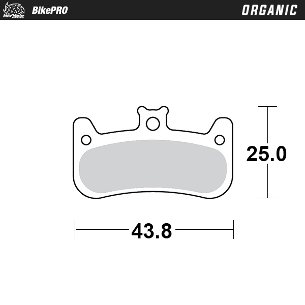 Moto-Master : Brake pad Bicycle | Organic | Formula: Cura 4