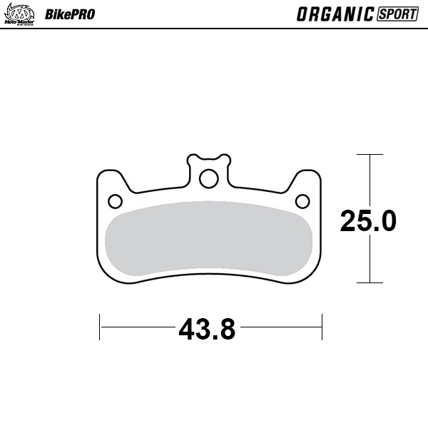 Moto-Master: Brake pad Bicycle | Organic Sport | Formula: Cura 4