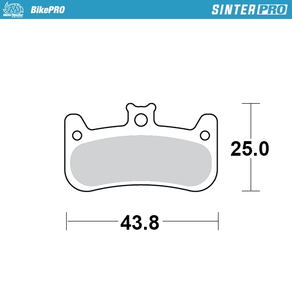 Moto-Master : Brake pad Bicycle | Sinter Pro | Formula: Cura 4
