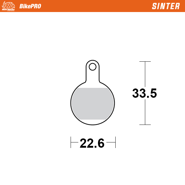 Brake pad bicycle Sinter: Tektro IOX