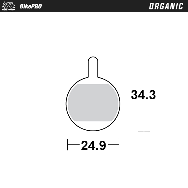 Brake pad bicycle Organic: Promax DSK-400