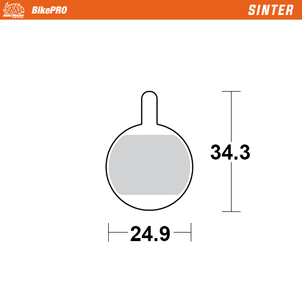 Moto-Master :  Brake pad bicycle Sinter: Promax DSK-400