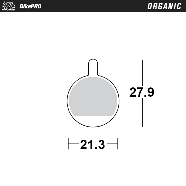 Moto-Master :  Brake pad bicycle Organic: Clark CMD-8, CMD-11, CMD-16