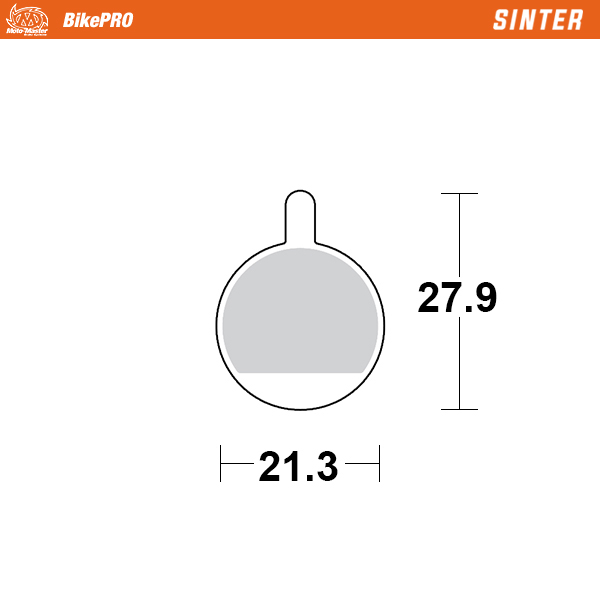 Moto-Master :  Brake pad bicycle Sinter: Clark CMD-8, CMD-11, CMD-16
