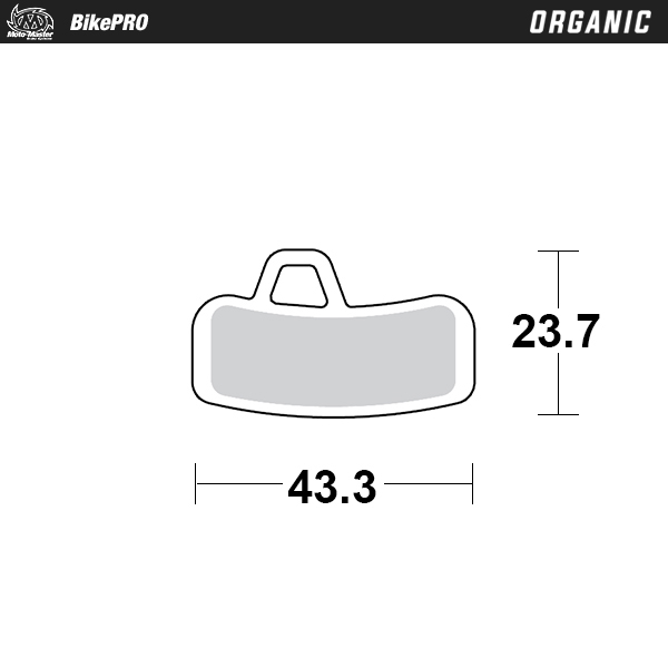 Moto-Master: Brake pad Bicycle | Organic | Hayes: Stroker Ace