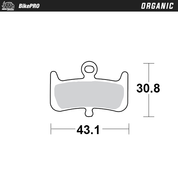 Moto-Master :  Brake pad bicycle Organic: Hayes Dominion A4