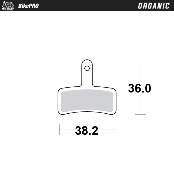 Brake pad bicycle Organic: Tektro Dorado HD-E710