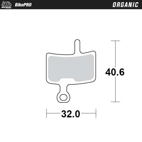 Moto-Master :  Brake pad bicycle Organic: Diatech Anchor