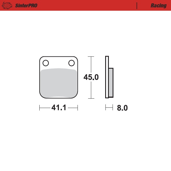 Moto-Master: Brake pad MX | Racing