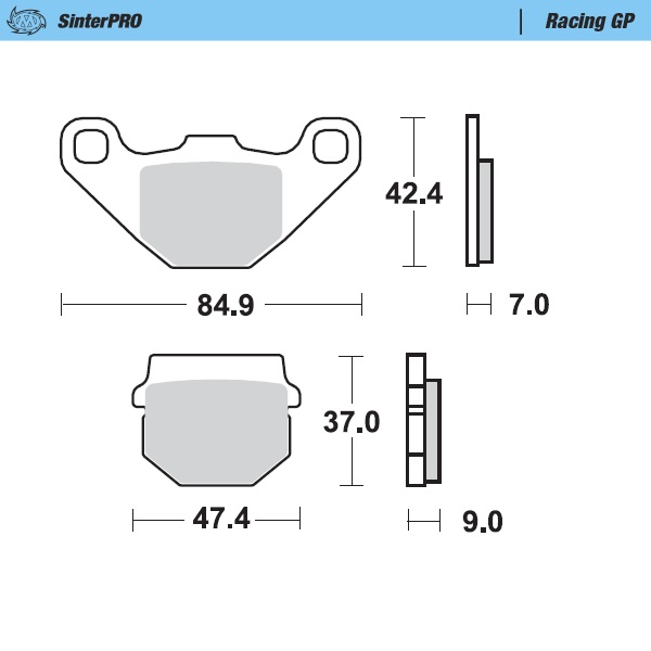 Moto-Master : Brake pad MX | Racing GP