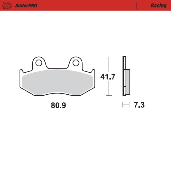 Moto-Master : Brake pad MX | Racing