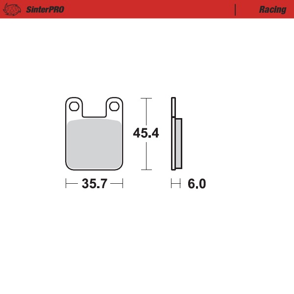 Moto-Master : Brake pad MX | Racing