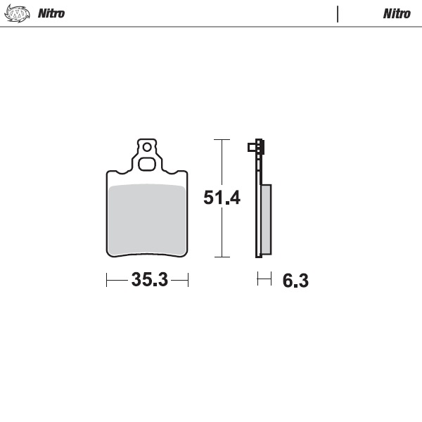 Moto-Master: Brake pad MX | Nitro