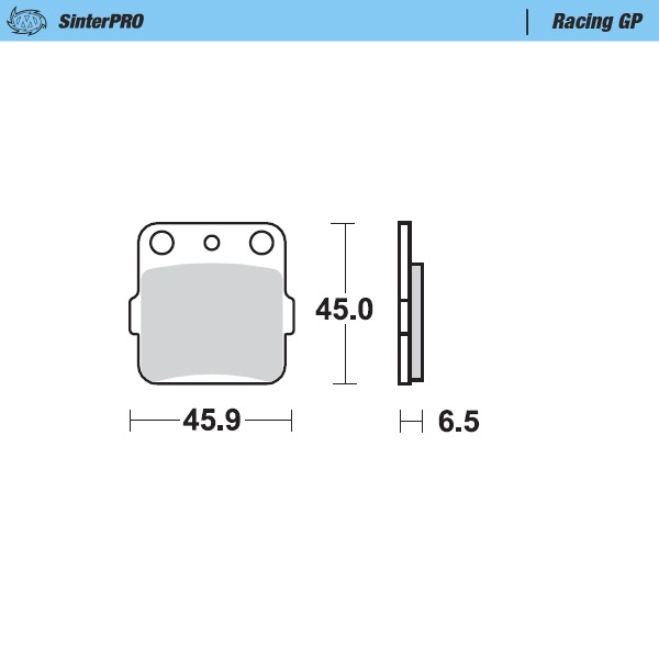 [91012] Moto-Master : Brake pad MX | Racing GP