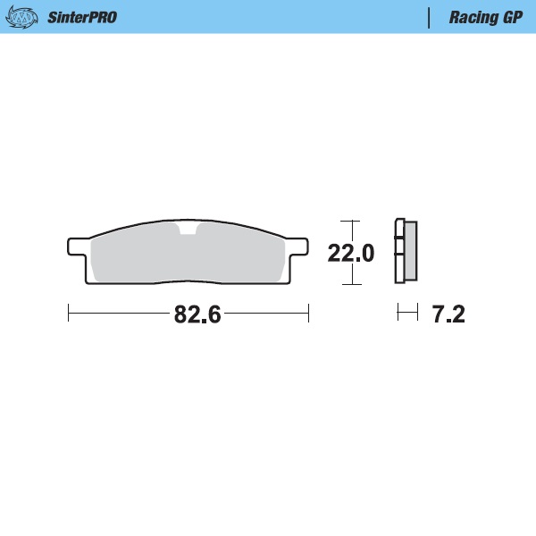 Moto-Master : Brake pad MX | Racing GP