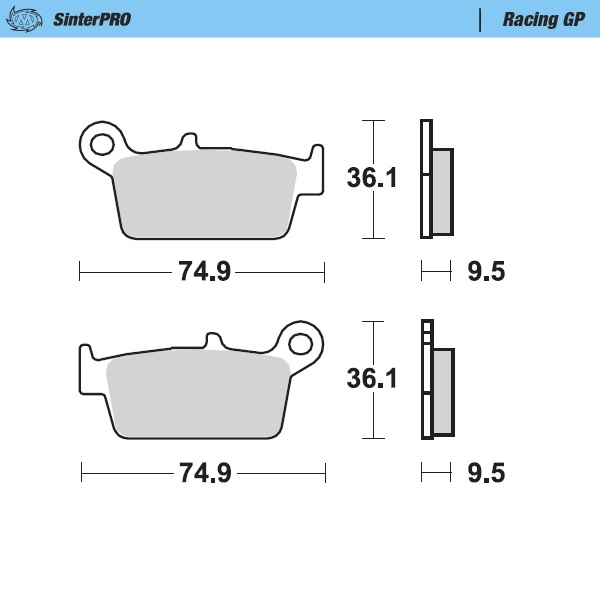 Moto-Master : Brake pad MX | Racing GP