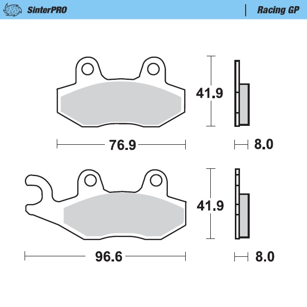 Moto-Master : Brake pad MX | Racing GP