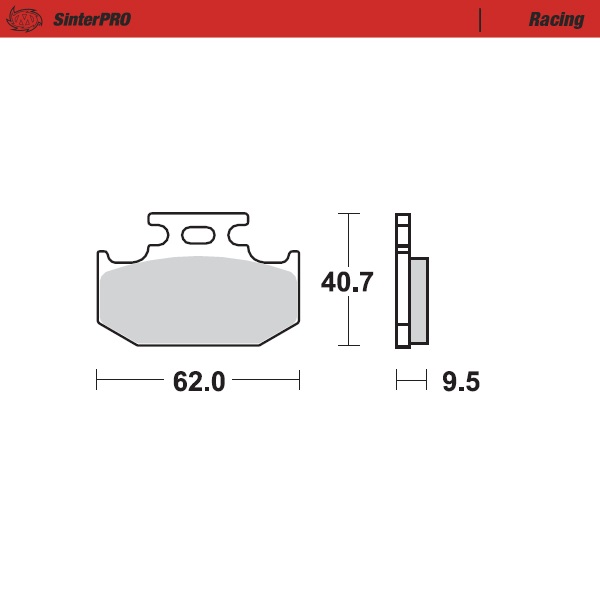 Moto-Master : Brake pad MX | Racing