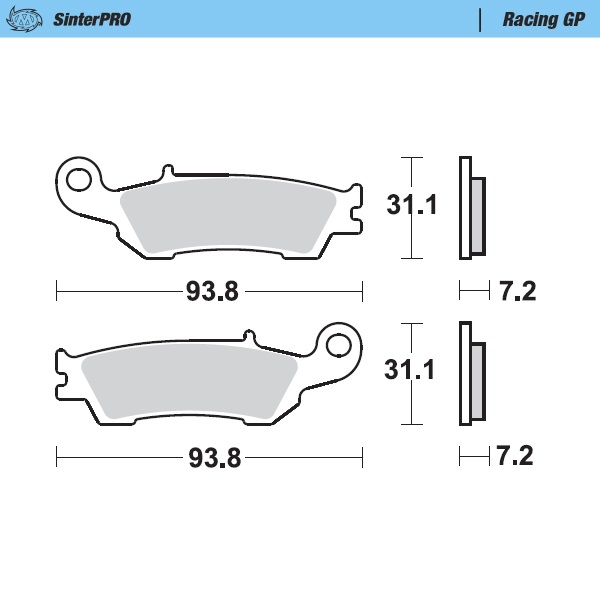 Moto-Master : Brake pad MX | Racing GP