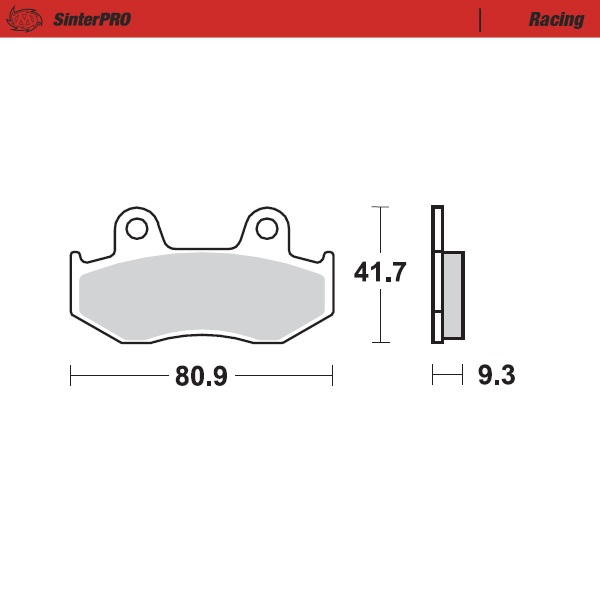 Moto-Master : Brake pad MX | Racing