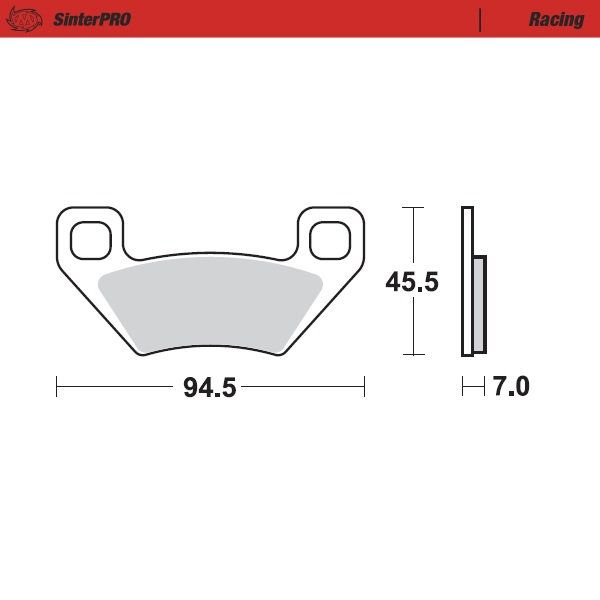 Moto-Master : Brake pad MX | Racing