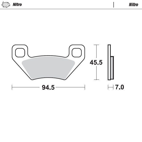 Moto-Master : Brake pad MX | Nitro