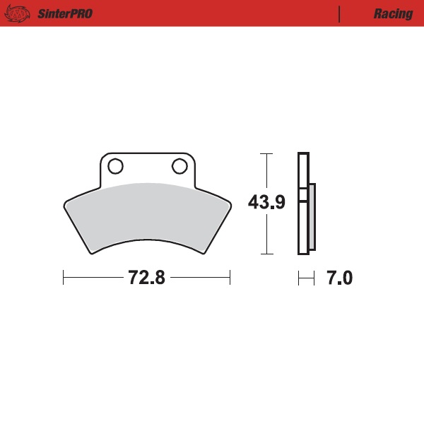 Moto-Master: Brake pad MX | Racing