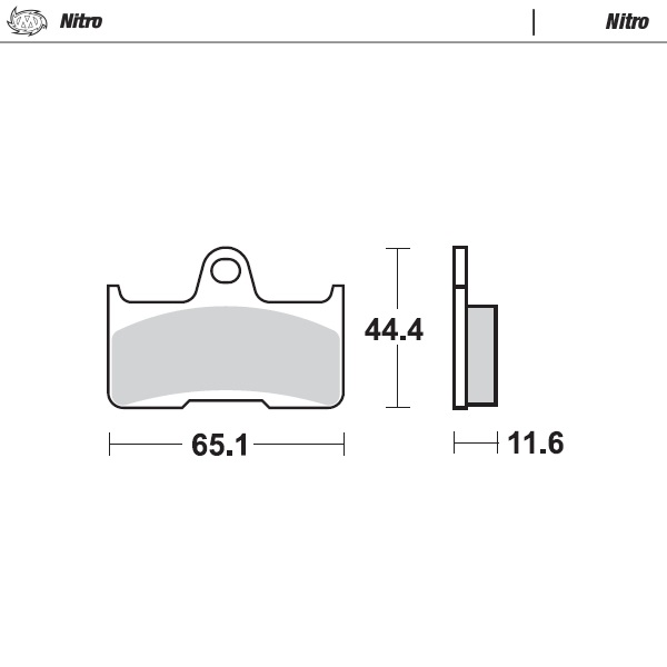 Moto-Master : Brake pad MX | Nitro
