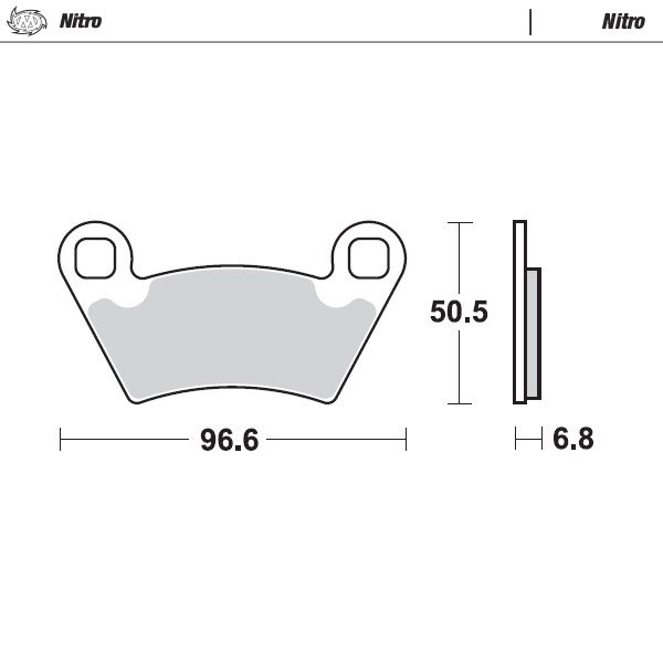 Moto-Master : Brake pad MX | Nitro
