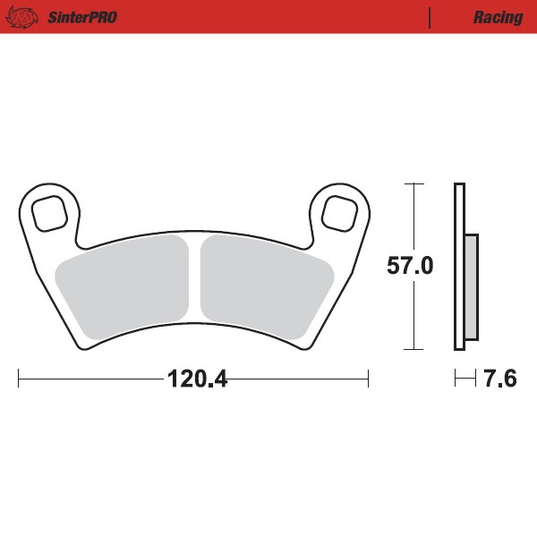 Moto-Master : Brake pad MX | Racing