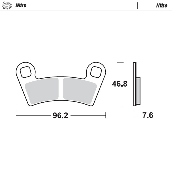 Moto-Master : Brake pad MX | Nitro