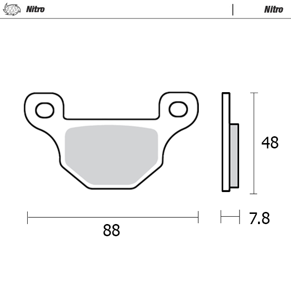Moto-Master : Brake pad MX | Nitro