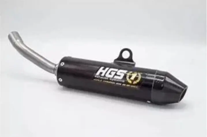 ( HGS ) HUS / TE 125 / (2014-2016) / enduro silencer | black carbon