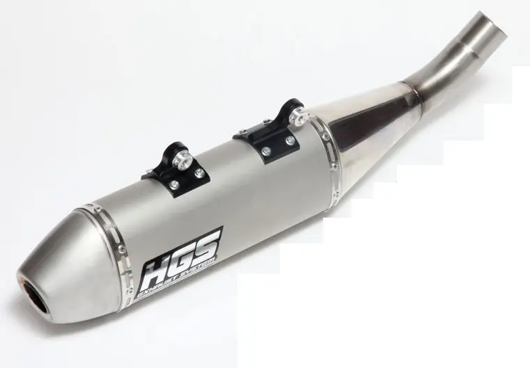 ( HGS ) (KF-424 ) KAW | KX 450 | (2024-2025) | silencer |grey titanium 
