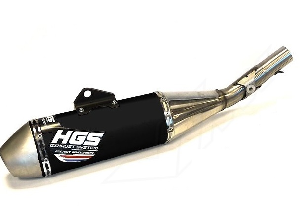 ( HGS ) (KF-419 ) KAW | KX 450 | (2019-2023) | silencer | black titanium