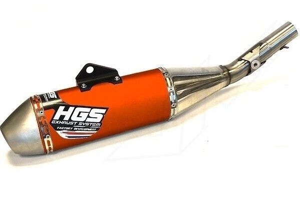 ( HGS ) (GF-324 ) GAS | MC 350F | (2024-2025) | silencer | orange titanium