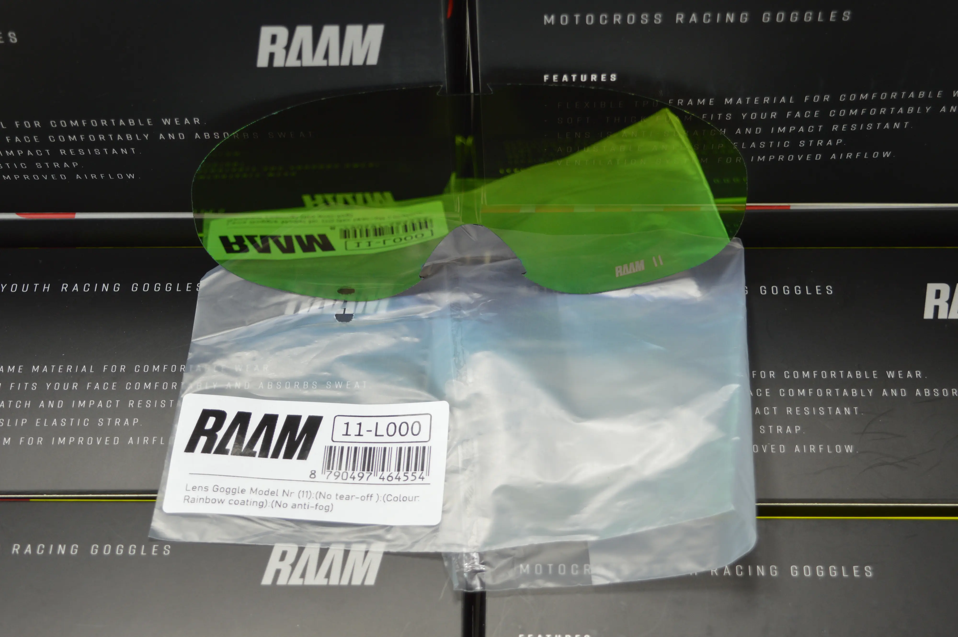 [R11-L000] Lens model Nr (11)  ,Colour: Rainbow coating