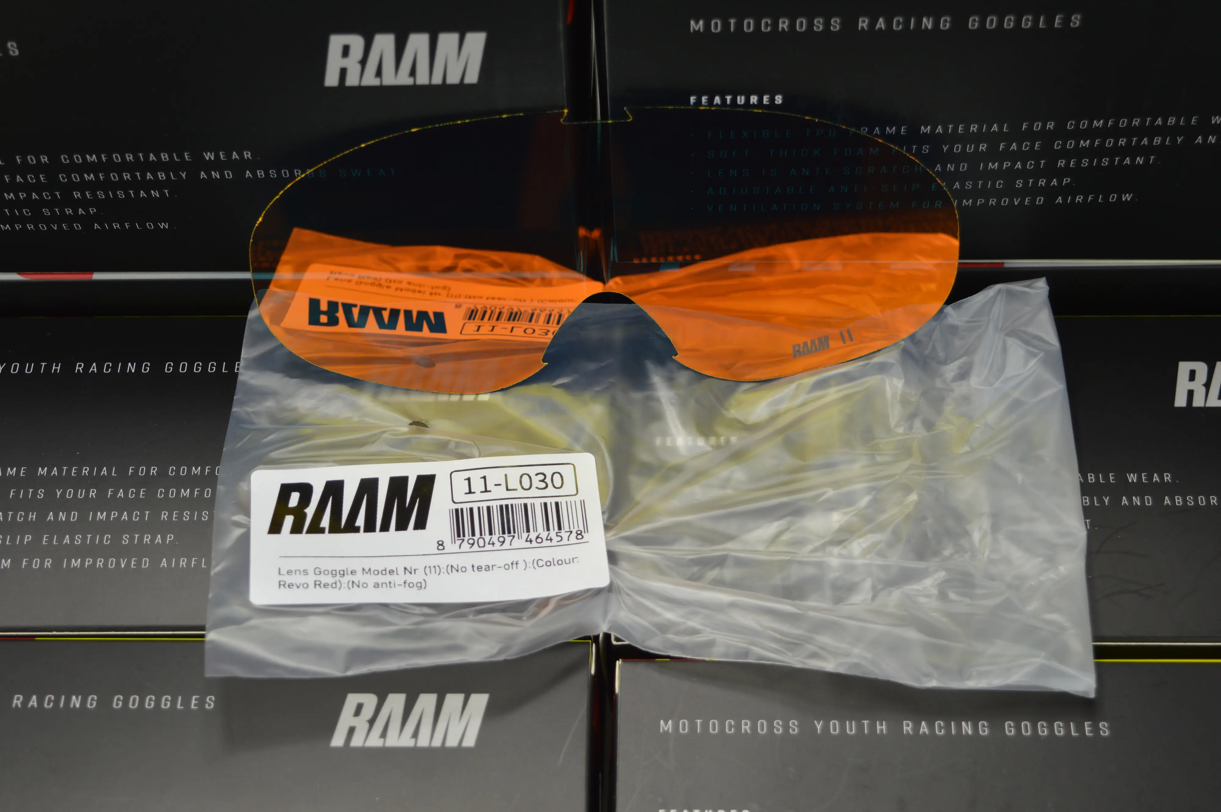 [R11-L030] Lens model Nr (11)  ,Colour: Revo Red