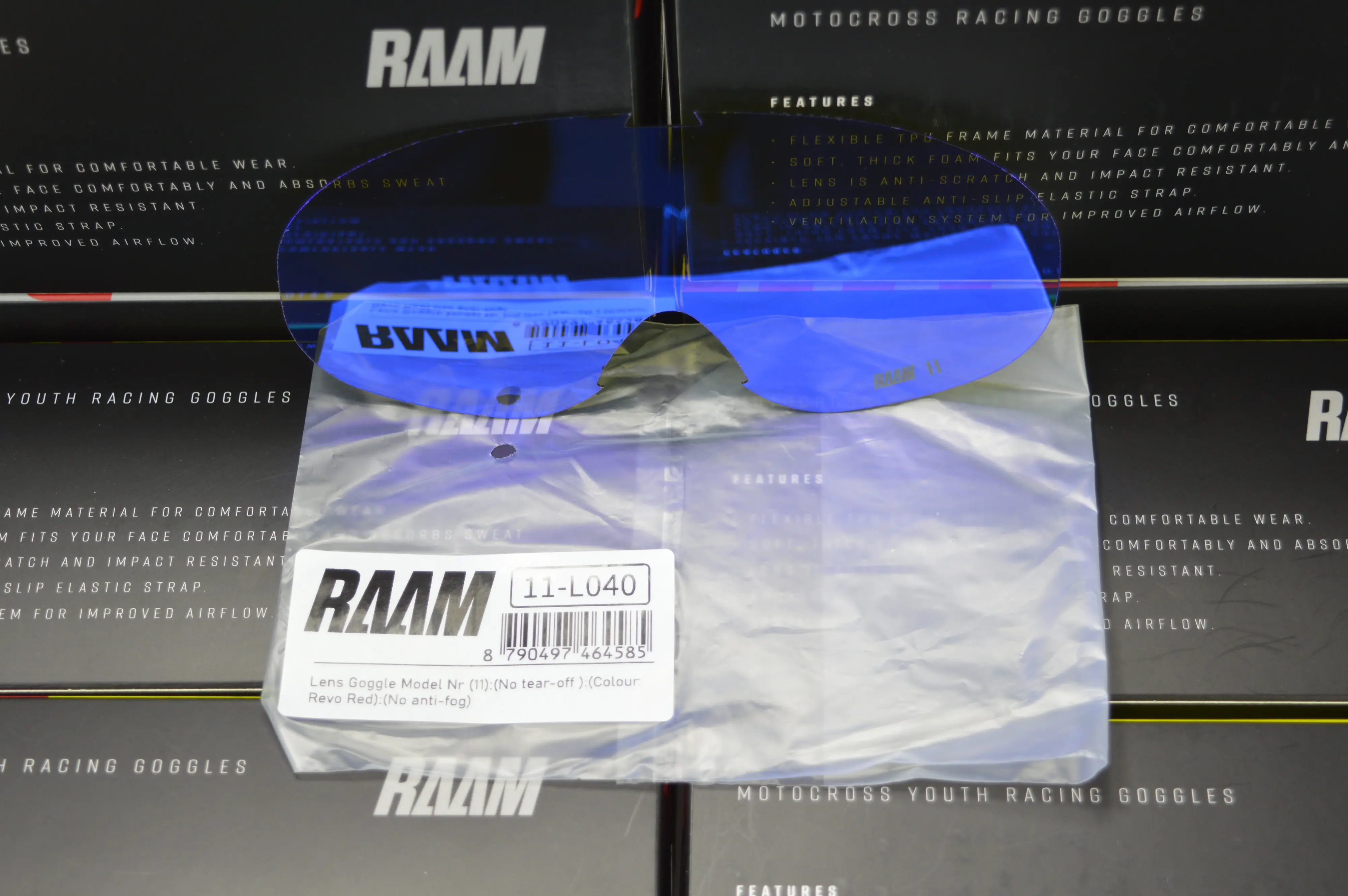 [R11-L040] RAAM :  Clear Lens for model Nr (11)