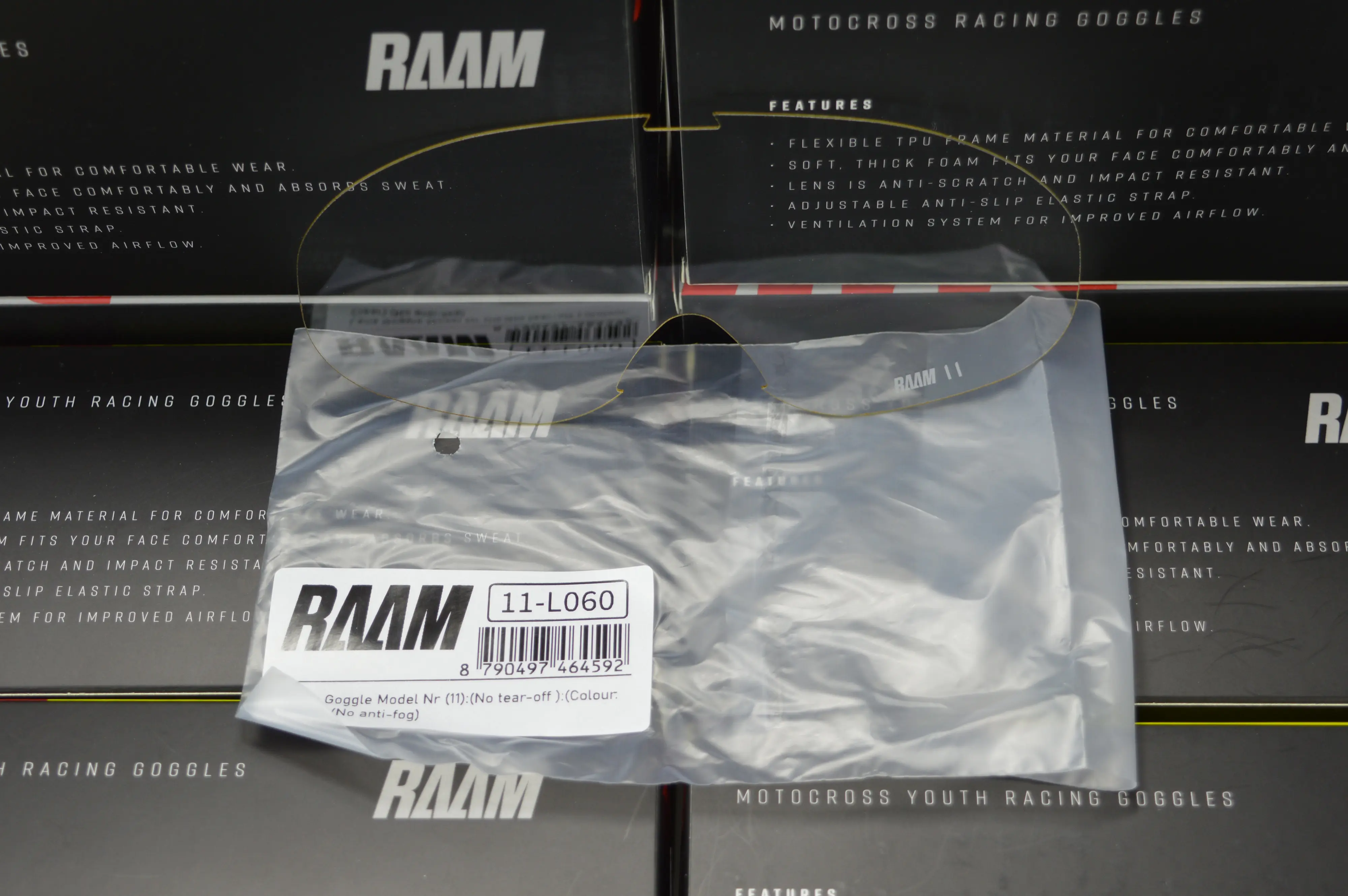 [R11-L060] RAAM :  Clear Lens for model Nr (11)